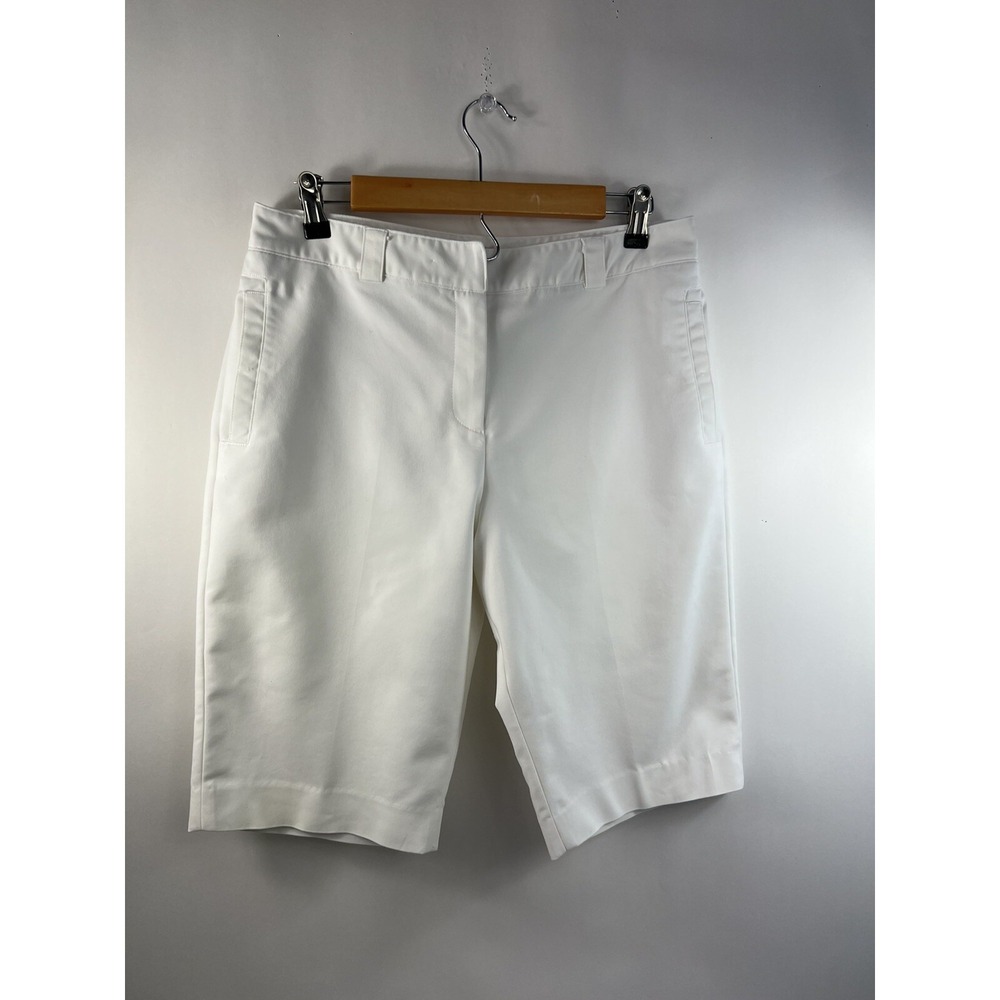 Sport Haley Walking Shorts Women's Sz 10 White Pockets‎ Stretch